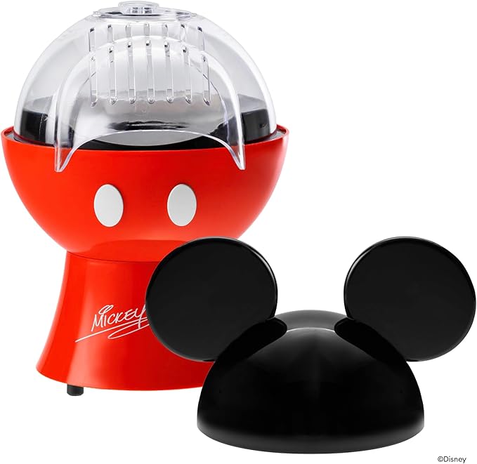 Uncanny Brands Disney Mickey Mouse Popcorn Maker - Kitchen Appliance