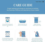 LANE LINEN Kitchen Towels Set - 100% Pure Cotton Dish Towels for Kitchen, Super Absorbent Kitchen Hand Towel, Tea Towels, Soft & Durable Dish Cloths, Pack of 6 – 14”x25”, Beige