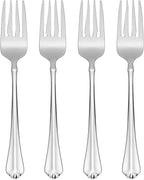 Oneida Julliard Flatware, Set of 4 , 18/10 Stainless Steel, Silver
