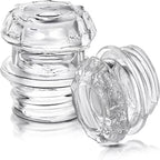 Clear Glass Replacement Top for Coffee Percolators - Transparent Knob Lid Compatible with Coffee Pots and Espresso Machines, Durable Brewing Accessories for Coffee Maker Parts