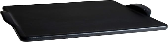 Emile Henry 14" x 14" Square Pizza Stone | Charcoal