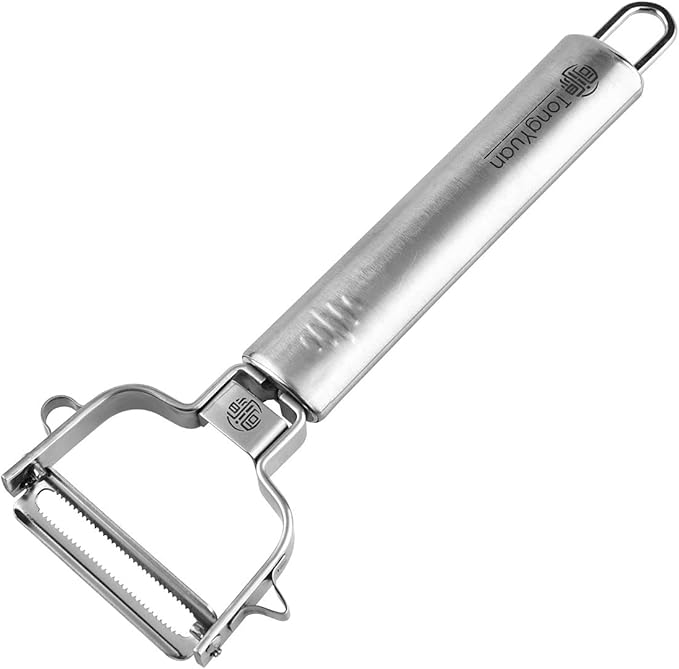 Fruits and Vegetables Peelers -Y Shape Swivel Potato Peeler-Stainless Steel Multifunctional Ultra Sharp Serrated Peeler-Great for Potatoes,Carrot,Apples,Tough-skinned Fruits and Vegetables