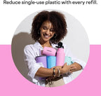 Corkcicle Sport Canteen Insulated Tumbler, Pink Pop, 20 oz – Reusable Water Bottle Keeps Beverages Cold for 25 Hours & Hot 12 Hours – Cupholder Friendly Tumbler with Screw-On Cap