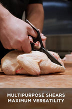 Dalstrong Japanese Stainless Steel Ambidextrous Kitchen Scissors - All Purpose - Heavy Duty - Detachable - Sharp Blade - Herbs, Pizza, Meat Cutting