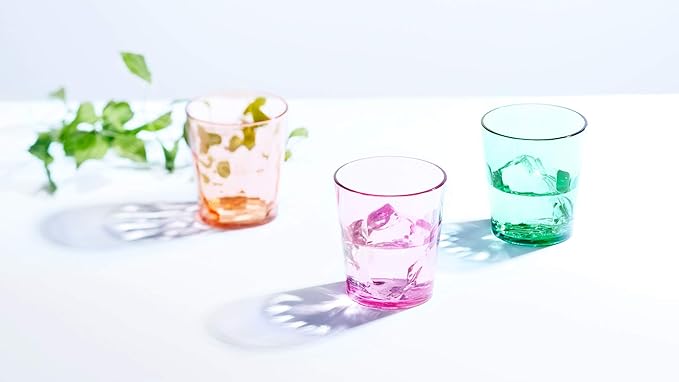 SCANDINOVIA - 13oz Unbreakable Premium Drinking Glasses Set of 6 - Made in Japan - Super Grade Acrylic Plastic - Perfect for Gifts - Dishwasher Safe - Cups Reusable Drinkware Tumblers Kids