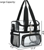 FlowFly Double Layer Cooler Insulated Lunch Bag Adult Lunch Box Large Tote Bag for Men, Women, With Adjustable Strap,Front Pocket and Dual Large Mesh Side Pockets