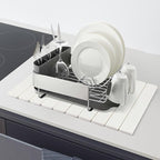 24" x 16" Large Stone Drying Mat for Kitchen Counter , Quick Absorbent Diatomaceous Earth Dish Drying Mat , Rollable Stone Drying Mat for Kitchen Dishes Bottles Cups , Match any Countertop