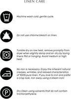 Solino Home Linen Aqua Blue Table Runner 120 Inches Long - 100% Pure Linen 14 x 120 Inch Table Runner for Dining, Summer - Fete