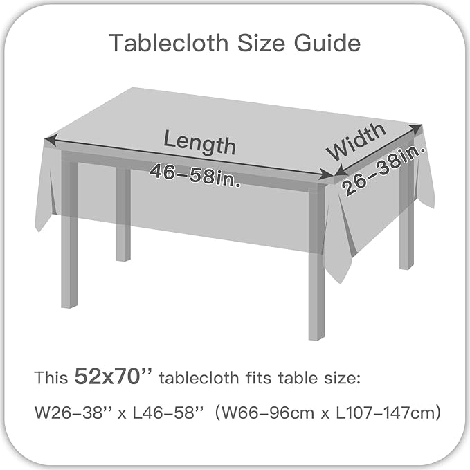 maxmill Jacquard Table Cloth Swirl Pattern Spillproof Wrinkle Resistant Water Proof Heavy Weight Soft Tablecloth for Kitchen Dinning Tabletop Outdoor Picnic Rectangle 52 x 70 Inch Turquoise