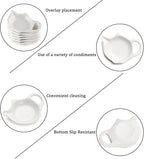 Tea Bag Holder for Used Tea Bag Teapot Shaped Tea Bag Coasters - Keep Your Tea Time Tidy and Organized with Tea Bag Saucers Set of 6