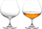 GLASKEY 22oz Large Brandy Snifter Glasses Set of 2,Crystal Cognac Glasses for Cognac,Brandy,Whiskey,Dishwasher Safe,Perfect for Home,Restaurants and Party