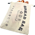 2-Packs Reusable Bread Bag for Sourdough Bread and Homemade Bread with Snap on Bread Bag for Longer Freshness，Household Fruit,Food Storage Bag (17x16 in)