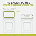 CORE Magnetic Leak Proof Soft Cooler with Waterproof Zipper | Insulated Bag Portable Ice Chest Box | Best Soft Cooler for Food & Beverages for Tailgating, Car Camping, Travel, and Family Beach Picnics