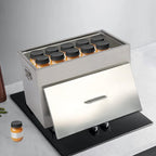 Stainless Steel Commercial Water Bath Canner,54 Quart Stove Top Water Bath Canner with 2 Canning Racks,Thermal Conductivity Uniform Stainless Steel Canning, Sunken Lid Design for High-Acid Food