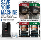 Caffenu Professional Coffee Machine Cleaning Tablets - 100 Count (2.0g) - Universal Cleaner for All Espresso & Automatic Machines