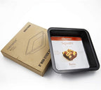 CHEFMADE Square Cake Pan, 8-Inch Bakeware Non-Stick Carbon Steel Pan Deep Dish Oven Baking Mold Baking Tray Ovenware for Cakes, Bread, Pizza, Cookies