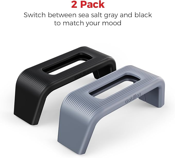 Goldlion Silicone Lid Handle Cover Compatible with Ninja Crockpot Slow Cooker - Heat-Resistant Handle Sleeve, Holder, Grip Accessories for Ninja Foodi Possiblecooker Pro, 2 Pack