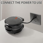 Mini Waffles Maker, Small Waffle Irons Non-stick, Breakfast Belgian Waffles, Mini Waffle Iron Make Waffle in Minutes, Portable Pancake Maker Machine for Kid, Easy to Clean, 5 Inches Wide, Black