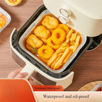 (30 pack) 8x8 inch Air Fryer Square Aluminum foil Cake Baking Pan, High Temperature Resistant Aluminum Foil Bowl Disposable Food Container, Perfect for Cooking, Heating, Storing, Food (With lid)