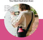 Corkcicle Sport Canteen - Keeps Drinks Cold 25 Hours - Stainless Steel Water Bottle - Triple-Insulated - Spill-Proof - Summer Drinkware Gift - Keeps Drinks Ice Cold - 32 oz - Dragonfruit