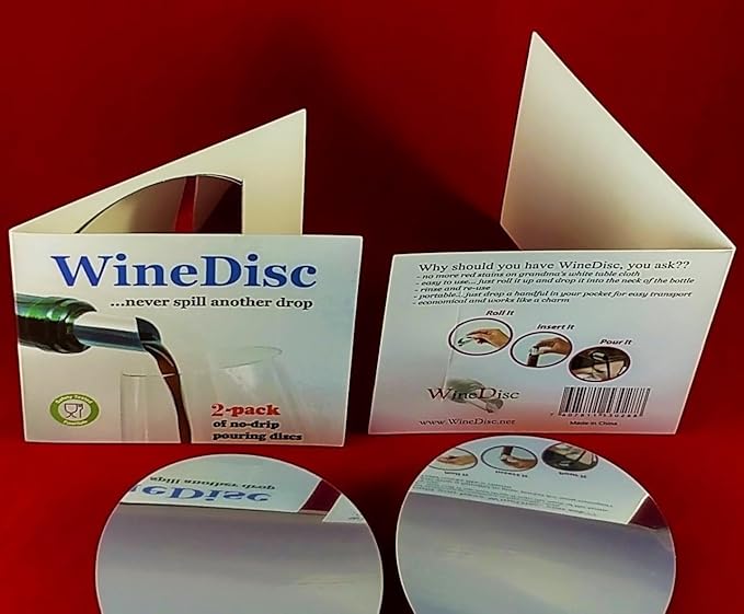The Original Wine Disc - Drop Stopping Pour Spout (2)