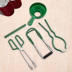 Stainless Steel 21.5QT Water Bath Canning Pot with Rack & Lid, Canning Supplies Starter Kit and 6 Pieces Canning Tools Set, Water bath Canner for Beginner