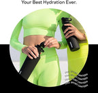 Corkcicle Sport Canteen Insulated Tumbler, Gloss Black, 20 oz – Reusable Water Bottle Keeps Beverages Cold for 25 Hours & Hot 12 Hours – Cupholder Friendly Tumbler with Screw-On Cap