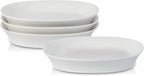 Stone Lain Quadro 4-Piece Pasta Bowl Set Porcelain, White