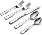 Alata Kate 40-Piece Silverware Set,Service for 8,Stainless Steel Flatware Set,Mirror Polished Cutlery Set,Dishwasher Safe