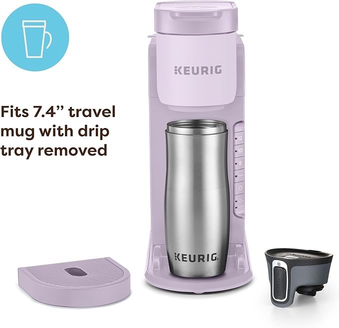 Keurig K-Express Single Serve Coffee Maker – Strong Brew Option, 42oz Reservoir, Sleek Design for Holiday Hosting & Gifting, Lavender