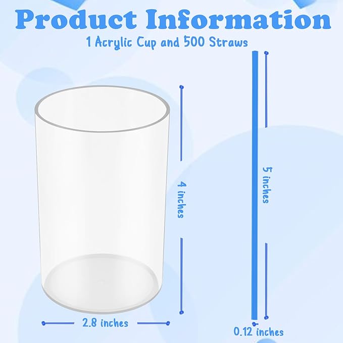 500 Pcs Royal Blue Coffee Stir Sticks Set Acrylic Coffee Stirrers Holder Dark Blue Coffee Stirrers Plastic Stir Straws for Coffee Milk Cocktail Drinks Home Kitchen Christmas Party Supplies