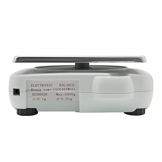 CGOLDENWALL Precision Lab Scale Digital Analytical Balance Laboratory Balance Jewelry Scale Scientific Scale 0.01g Accuracy 110V (5000g, 0.01g)