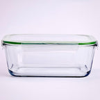 120 oz Large Glass Food Storage Containers with Airtight Lids 3.5 L Family Size Extra Large Bakeware Marinating Lock Baking Dish Container Glass Bowls Rectangle