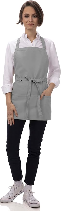 Chef Works Unisex Three Pocket Apron
