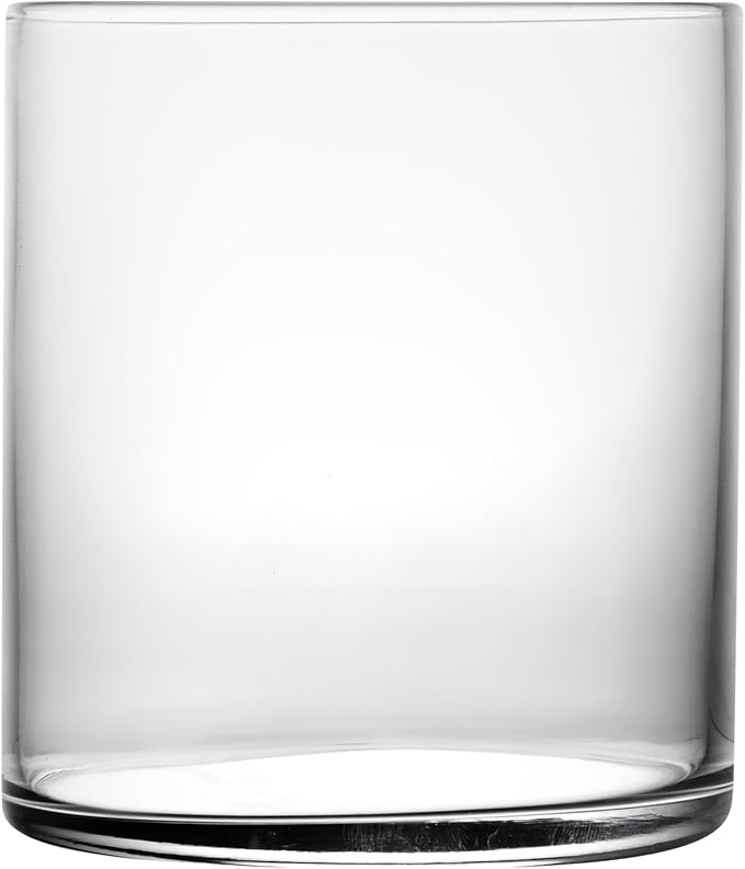 Restaurantware-Vetri 10 Ounce Old Fashioned Glasses, 24 Dishwashable Whiskey Glasses - No-Lead, Durable, Clear Glass Tumblers For Scotch, For Drinking Liquor, Cocktail, Bourbon, Cognac, And More