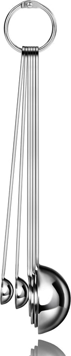 New Star Foodservice 43112 Stainless Steel 18/8 Measuring Spoons, Set of 6