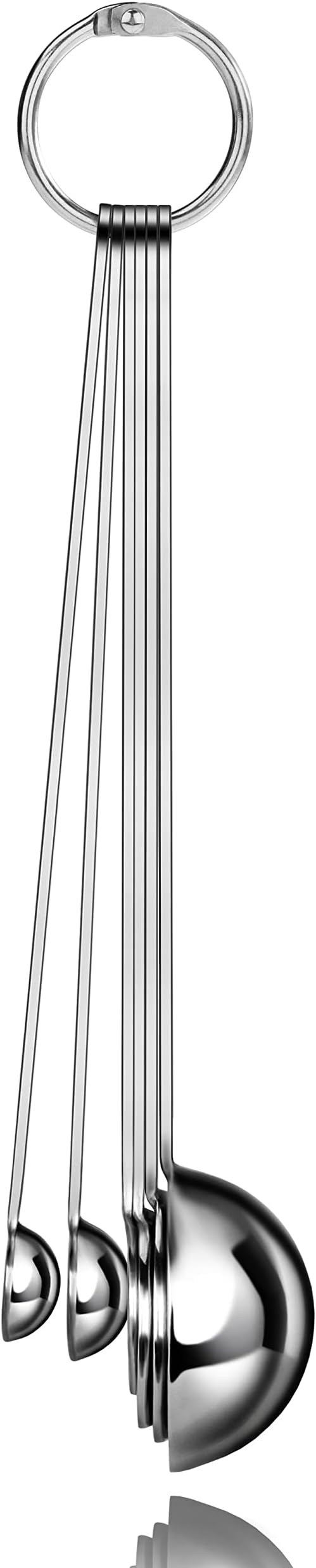 New Star Foodservice 43112 Stainless Steel 18/8 Measuring Spoons, Set of 6