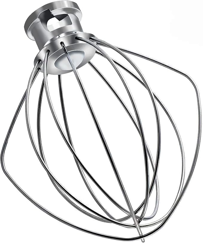 Wire Whip for KitchenAid Tilt-Head Stand Mixer Accessory Replacement, Egg Cream Stirrer, Cakes Mayonnaise Whisk，Whipping Egg White
