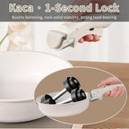 7-Piece Detachable Handle Non-Stick Cookware Set,with Beige Granite Texture Pots And Pans Set With Resistant to High Temperatures, Oven Safe, PFAS Free