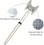 Meat Tenderizer, Heavy Duty and Sturdy Meat Hammer, Masher, Kitchen Double Sided Meat Tenderizer Tool for Tenderizing Steak, Beef, Chicken, and Nuts
