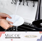 Miicol Small Dessert Plates Set of 6, Ceramic White Appetizer Plates 6 Inch, Mini Porcelain Serving Plate for Cake, Bread, Salad, Snack