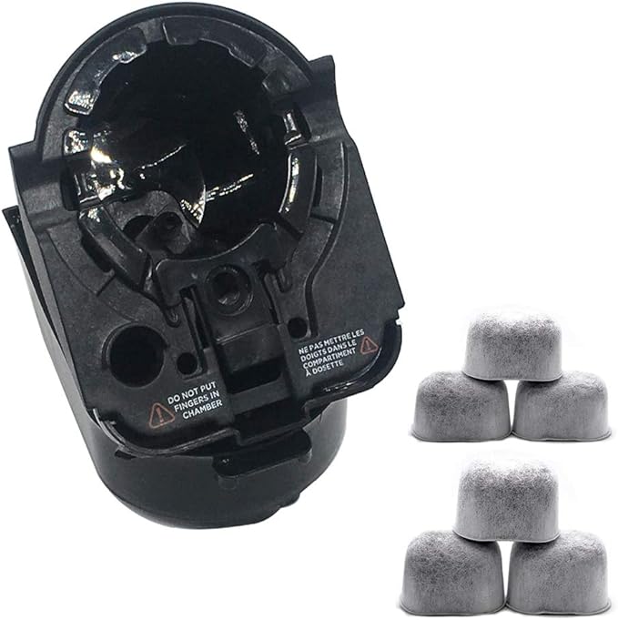 Replacement Cup Holder Needle Assembly and 1pcs 119367 Reusable Coffee Filter,6pcs Replacement Charcoal Water Filters,compatible with all Keurig 2.0 Models coffee machine (8)