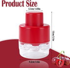 Cherry Pitter Tool, Remove 7 Stones One Time,Creative Cherry Seed Remover Fruit Seed Remover,Multi-Function Cherry Pitter Tool Pit Remover Tool for Kitchen, Cake Shop, Fruit Salad