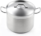 Cooks Standard Stockpots Stainless Steel, 16 Quart Professional Grade Stock Pot with Lid, Silver