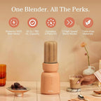 Our Place Splendor Blender - 1000W High-Power | Ultra-Sharp Blades | 2 Blending Modes | Includes 25 oz Personal Cup and Drinking Lid Set | Smoothies, Shakes & More | Spice