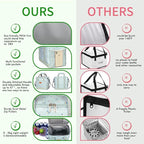 iknoe Large Cooler Bag Collapsible, 15L Insulated Bags, Leakproof Lunch Cooler Tote with Multi-Pockets for Adult, Insulated Lunch Box for Beach, Picnic,Work, Nattier Blue 24-Can