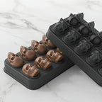 3D Skull Ice Cube Mold Tray -Novelty Shaped Ice Maker for Whiskey Cocktails Drinkers,Bartenders,Easy Release Silicone kull Molds,Baking Chocolate Candy,Home Bars