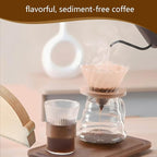 Coffee Filters,200 Count Disposable Coffee Paper Filters, Size 04 Unbleached Cone Filters 2-4 Cup, Filters For Pour Over and Drip Coffee Maker (200, V02)