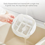 Yogurt Maker with Ultra Fine Mesh Strainer, Yogurt Whey Separator for Homemade Thick Greek Yogurt, Detachable Yogurt Strainer with Pressure Spring