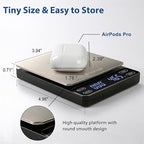 KitchenTour Digital Kitchen Scale EG5001 (3000g with Timer)
